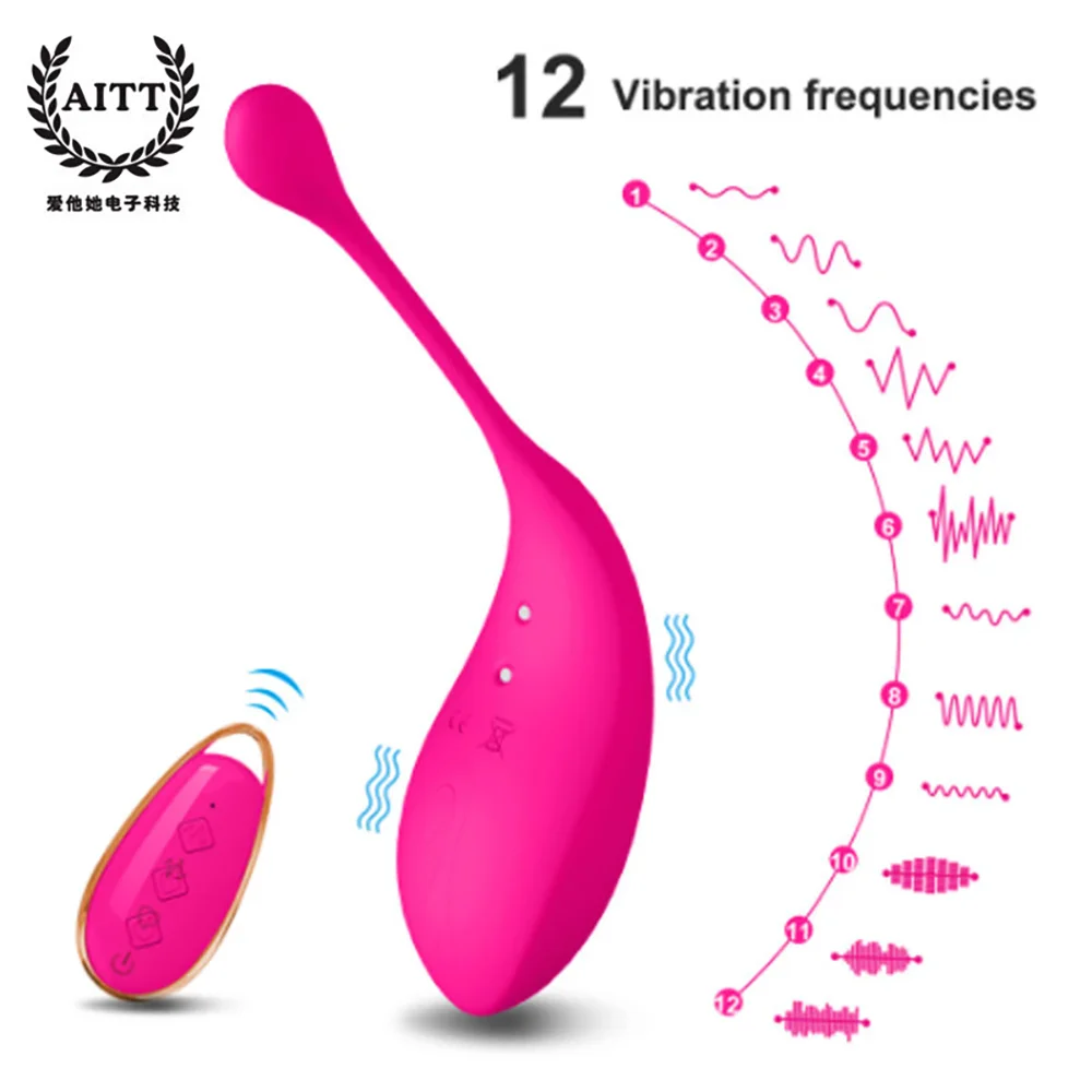 Zdjęcie produktu z kategorii wibrujących jajeczek - Massage Vibrator Love Egg Clitoris