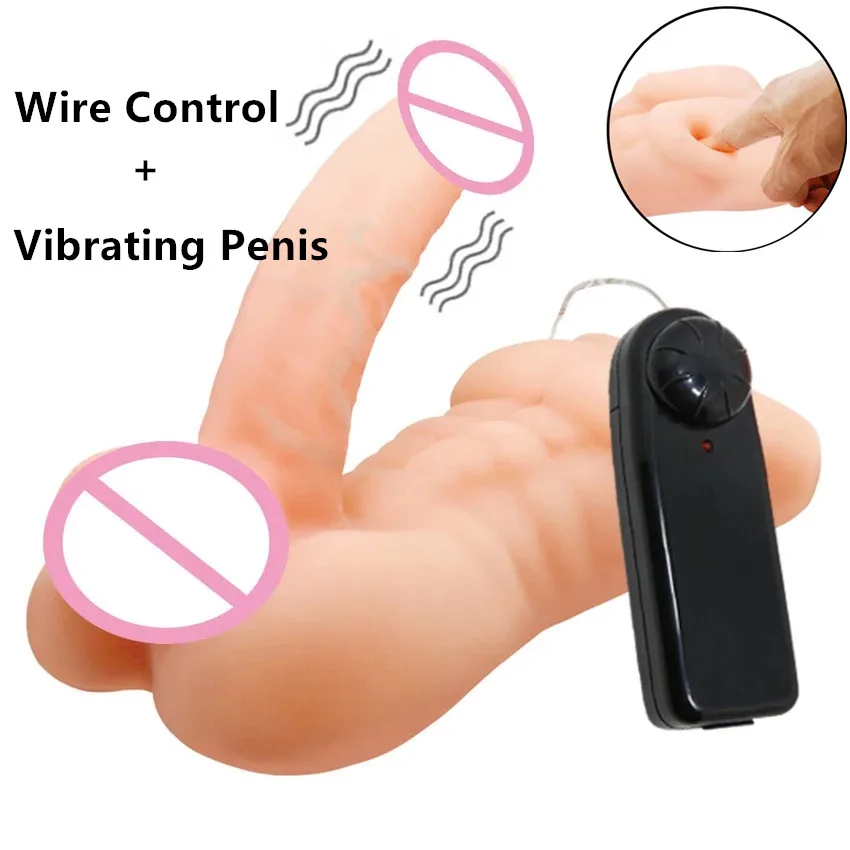 Zdjęcie produktu z kategorii wibratorów punktu G - Realistic Sex Torso Man Doll