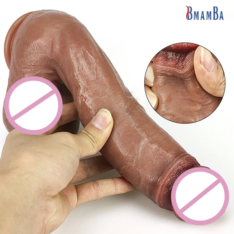 Zdjęcie produktu z kategorii wibrujące dilda - Skin Feeling Realistic Penis Soft