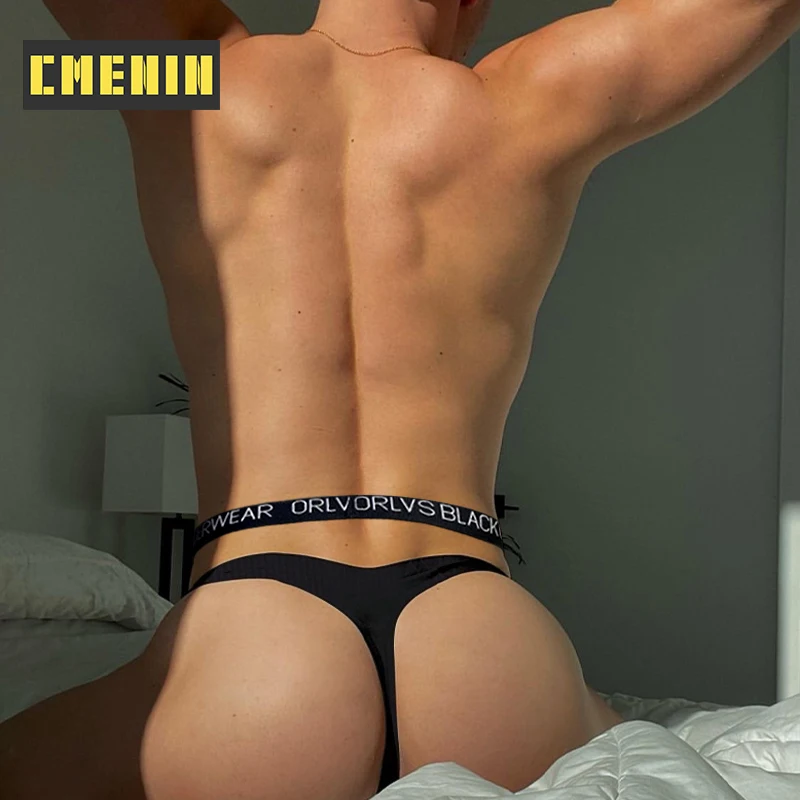 Zdjęcie produktu z kategorii zabawek erotycznych dla gejów - CMENIN Cotton Sexy Men Thongs