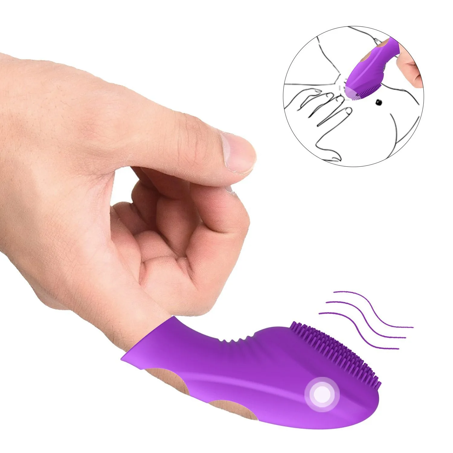 Zdjęcie produktu z kategorii wibratorów punktu G - Finger Vibrators for Women G-spot