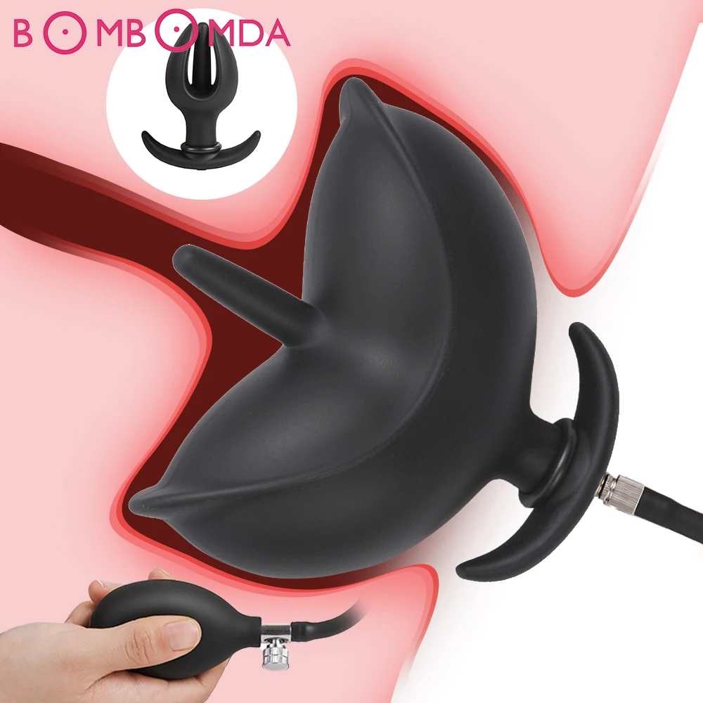 Zdjęcie produktu z kategorii gadżetów BDSM - New Inflatable Anal Plug Separate