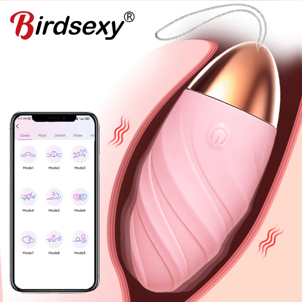 Zdjęcie produktu z kategorii wibrujących jajeczek - Bluetooths Dildo Vibrator for Women