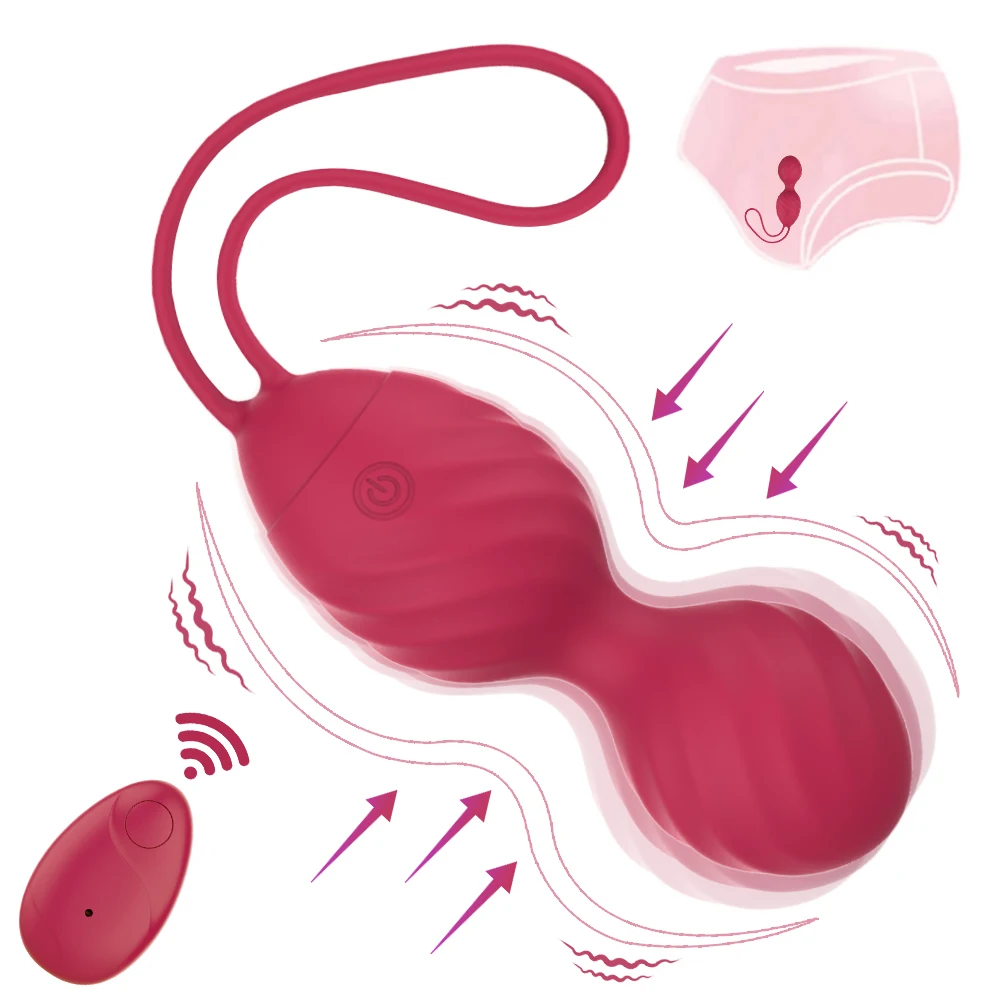 Zdjęcie produktu z kategorii wibrujących jajeczek - Vaginal Tighten Exercise Vibrator Shrinking
