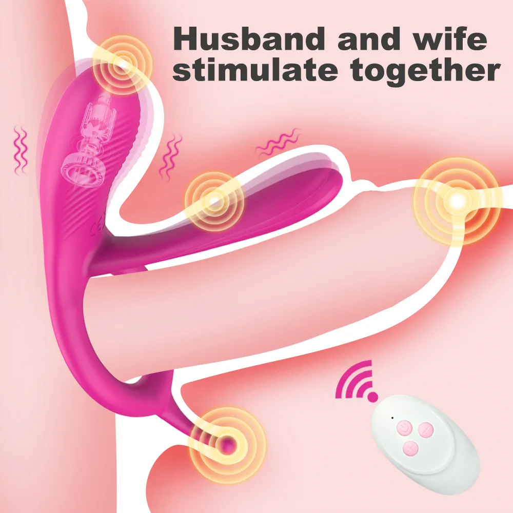 Zdjęcie produktu z kategorii wibratorów dla par - Vibrating Penis Ring G Spot