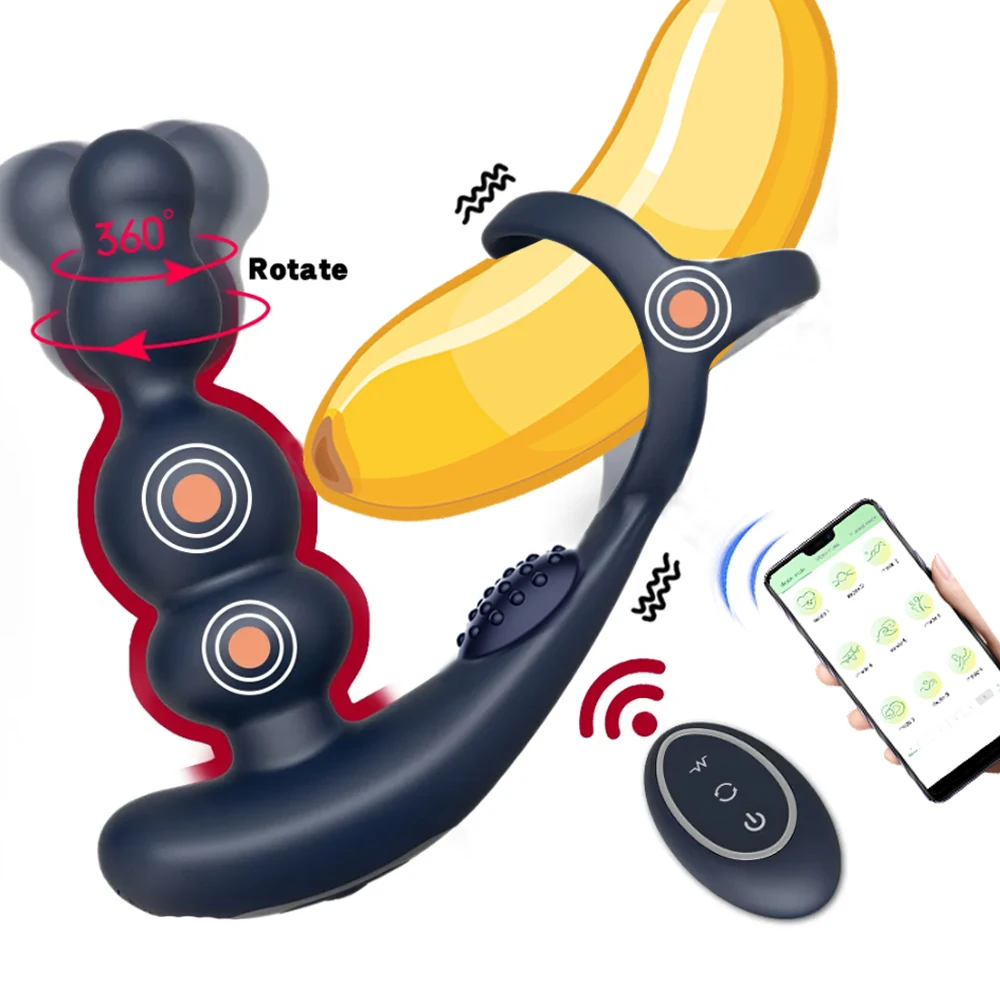 Zdjęcie produktu z kategorii wibratorów pchających - Male Thrusting Prostate Massager Bluetooth