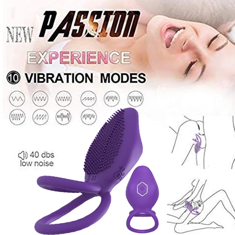 Zdjęcie produktu z kategorii wibratorów dla par - Penis Vibrating Ring for Clitoris