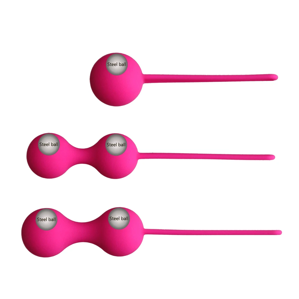 Zdjęcie produktu z kategorii kulki gejszy - Silicone Vagina Balls Safe Smart