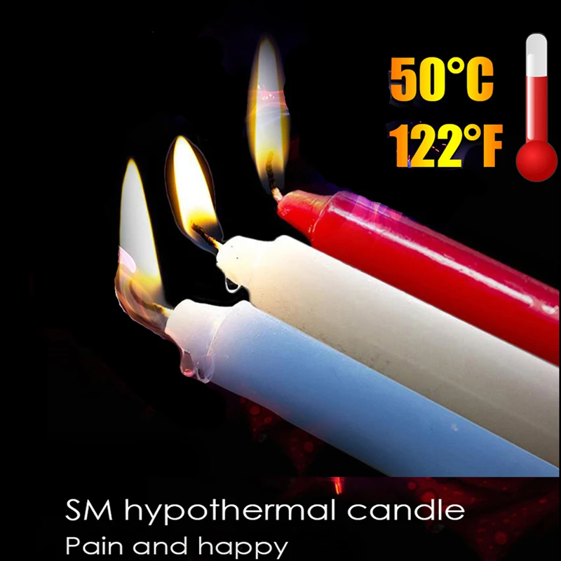 Zdjęcie produktu z kategorii gadżetów BDSM - 3pcs Low Temperature Candle Bdsm