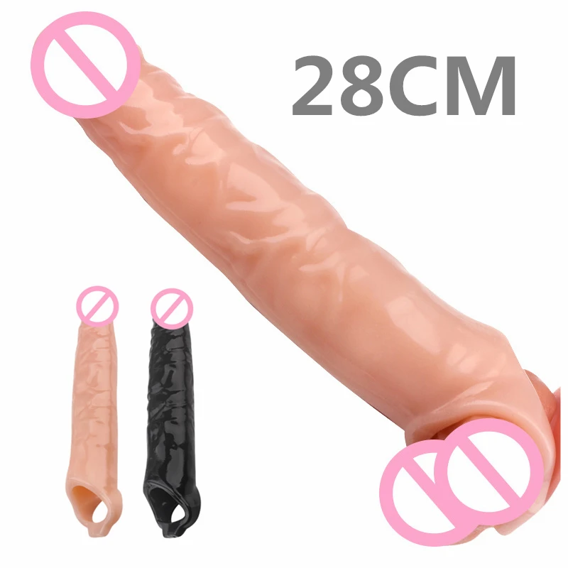 Zdjęcie produktu z kategorii nakładek na penisa - Reusable Penis Sleeve Big Penis
