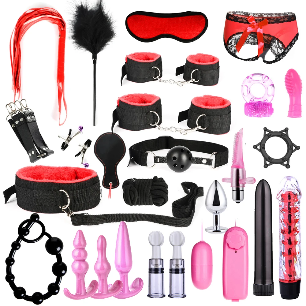 Zdjęcie produktu z kategorii gadżetów BDSM - BDSM Sexy Leather Kits Adults