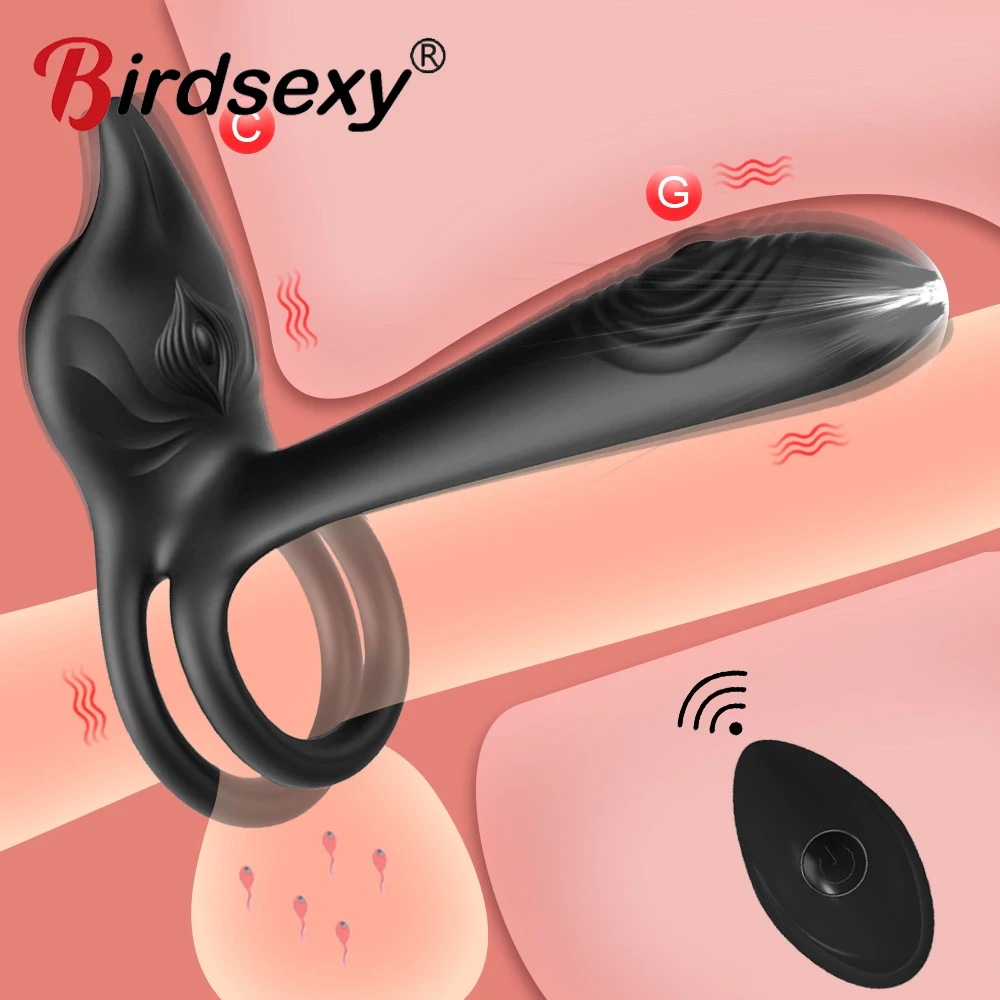 Zdjęcie produktu z kategorii wibratorów dla par - Vibrating Cock Ring Dual Penis