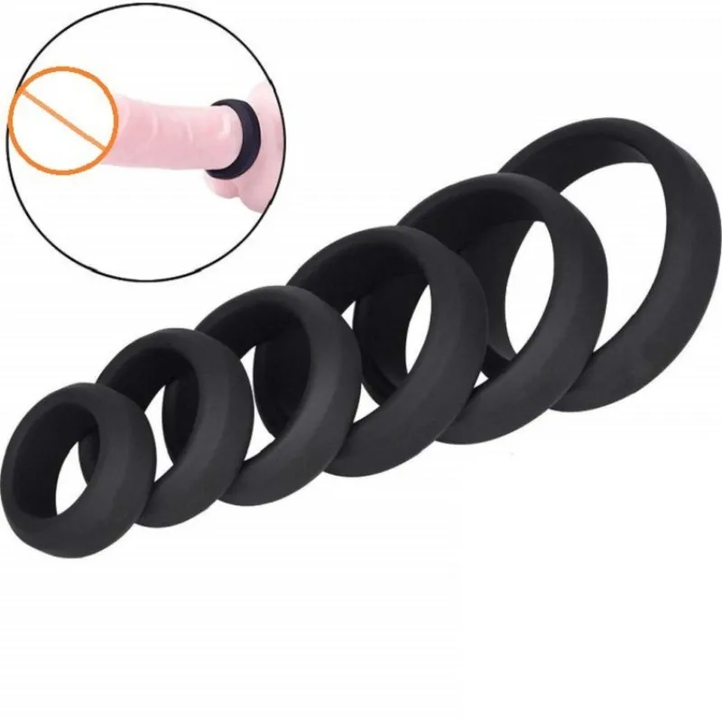 Zdjęcie produktu z kategorii pierścienie erekcyjne - Silicone Cock Ring Penis Enhance