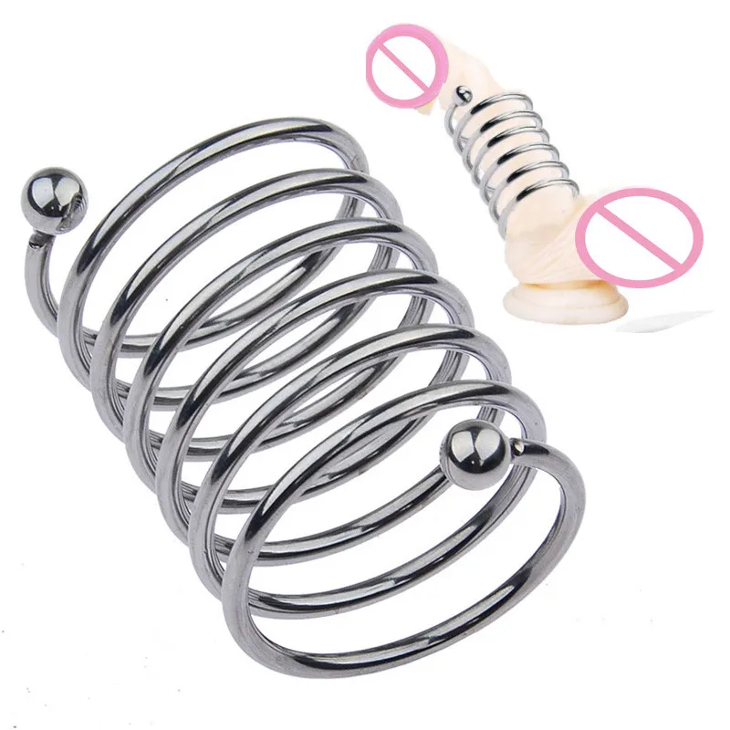 Zdjęcie produktu z kategorii pierścienie erekcyjne - Stainless Steel Penis Dildo Ring