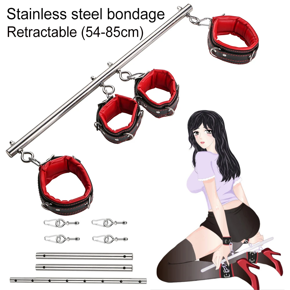 Zdjęcie produktu z kategorii gadżetów BDSM - BDSM Bondage Set Stainless Steel
