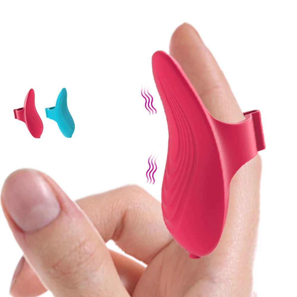 Zdjęcie produktu z kategorii wibratorów dla par - USB Charge Finger Massage Ring