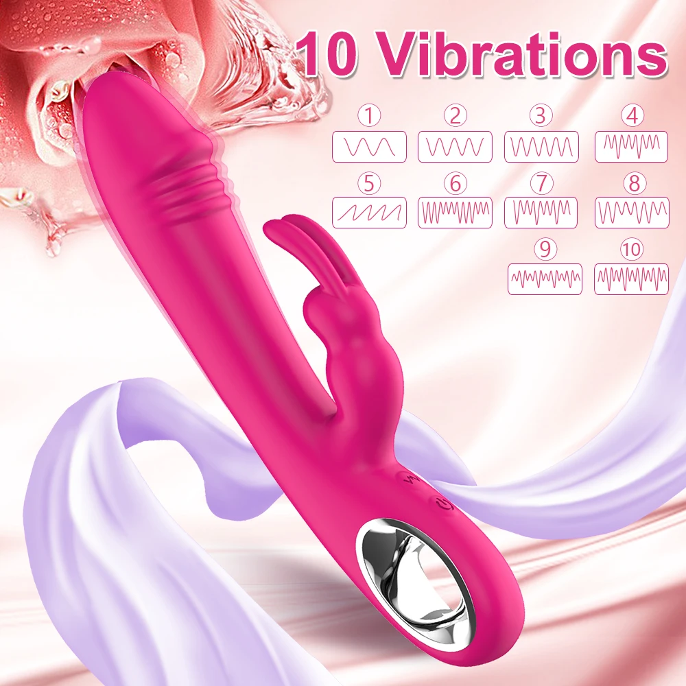 Zdjęcie produktu z kategorii wibratorów punktu G - Dildo Rabbit Vibrator for Women