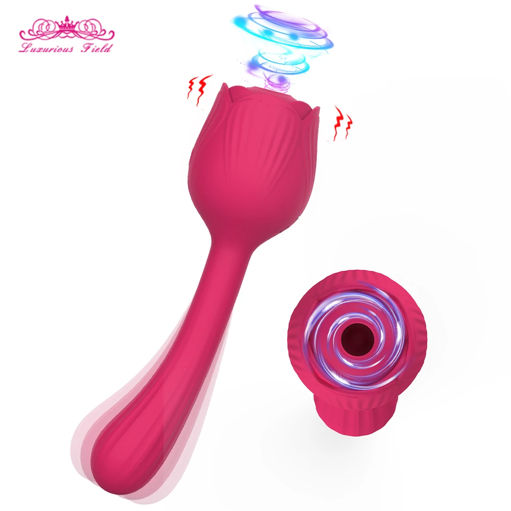 Zdjęcie produktu z kategorii wibratorów luksusowych - Rose Toy Vibrator Dildos Female