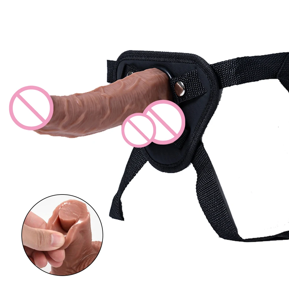 Zdjęcie produktu z kategorii wibratorów realistycznych - Realistic Dildos Wearable Penis Male
