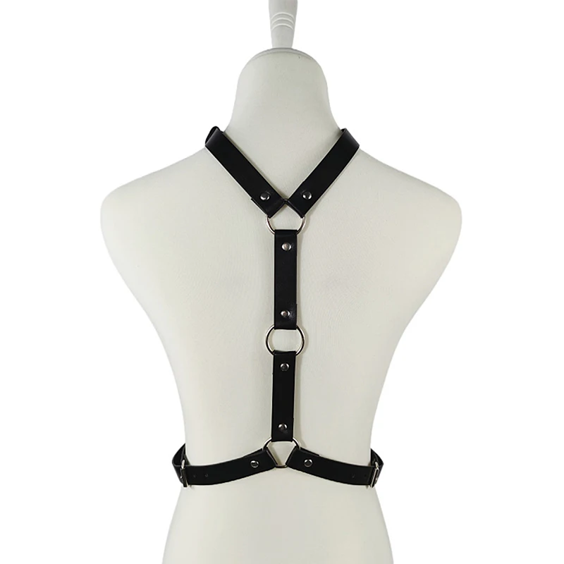 Zdjęcie produktu z kategorii odzieży erotycznej dla mężczyzn - Sexy Leather Lingerie Bondage Body