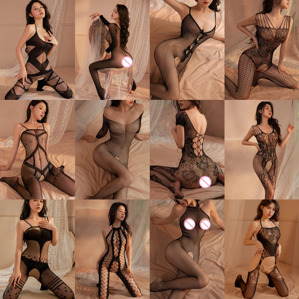 Zdjęcie produktu z kategorii zabawek erotycznych dla gejów - Sexy Lingerie Erotic Bodysuit Temptation