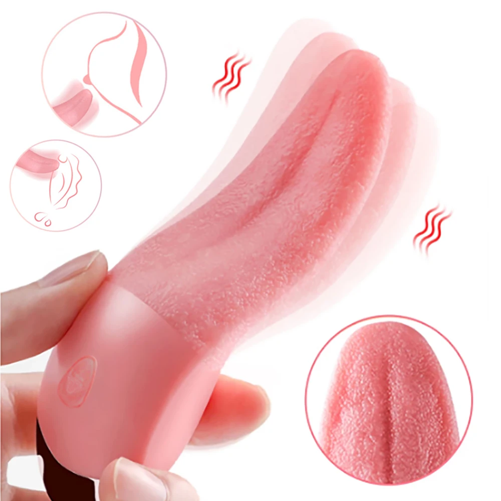 Zdjęcie produktu z kategorii wibrujących jajeczek - Tongue Licking Vibrator Sex Toys