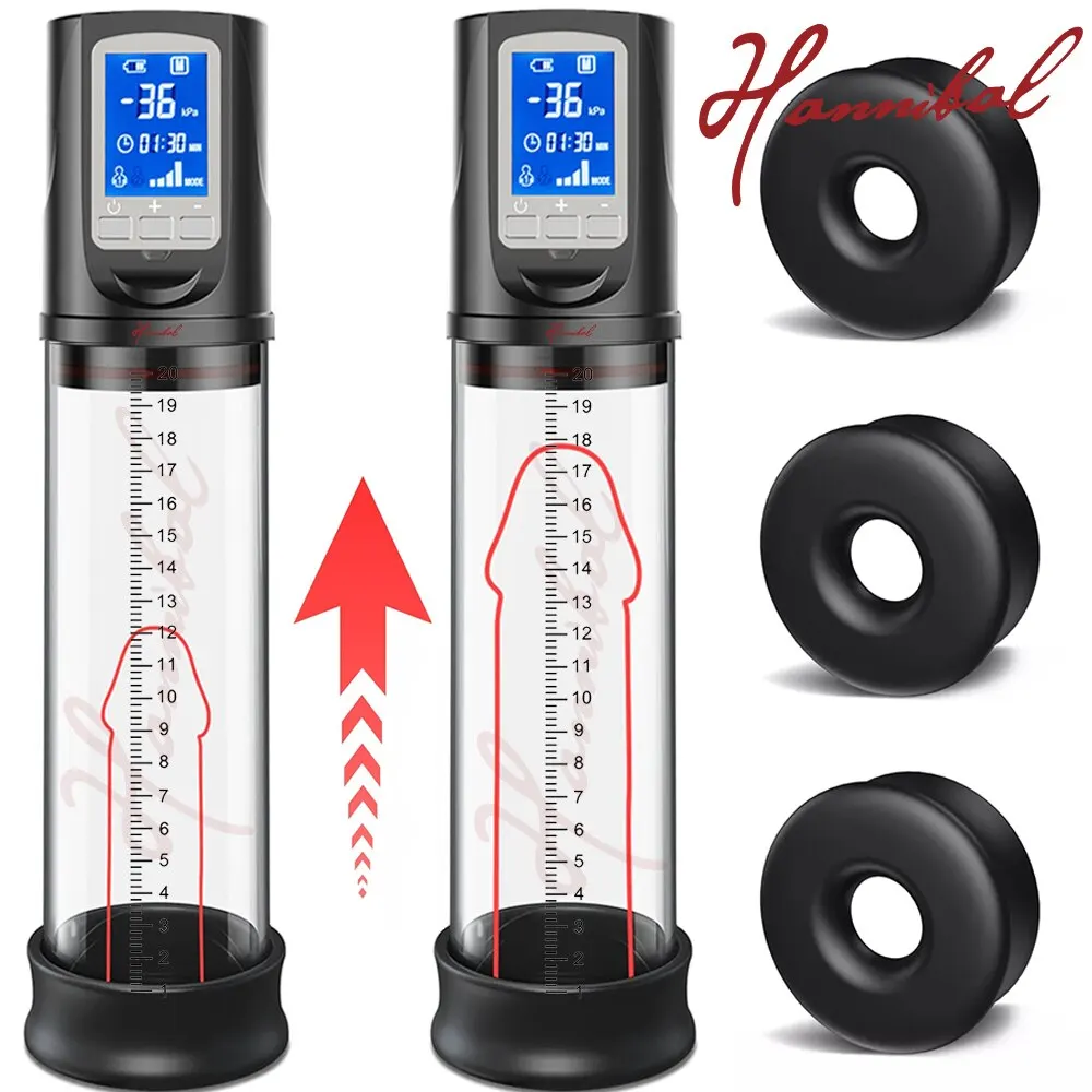 Zdjęcie produktu z kategorii pompki do penisa - Electric Vacuum LED Penis Pump
