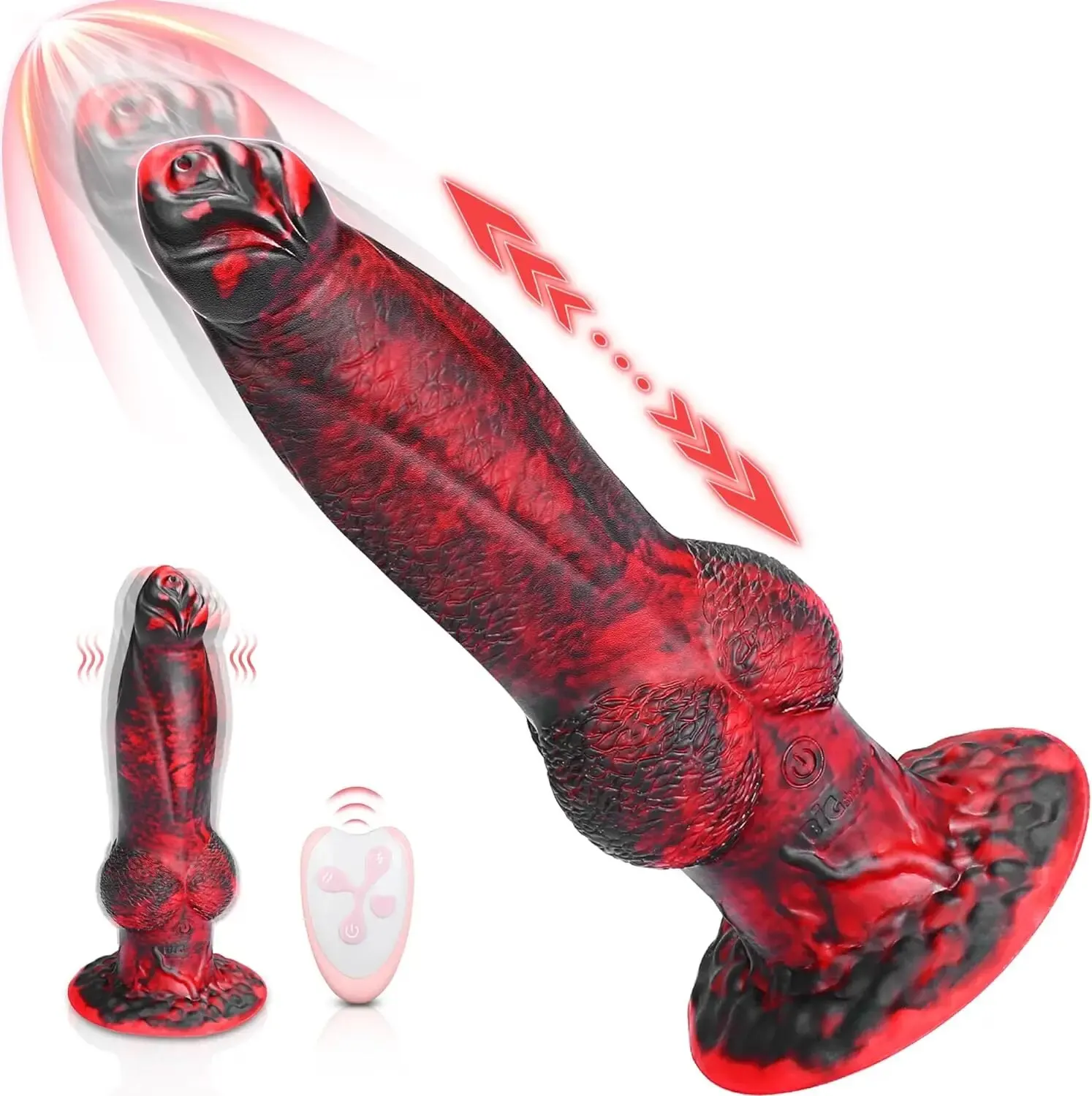 Zdjęcie produktu z kategorii wibratorów pchających - Thrusting Dildo Anal Sex Toys