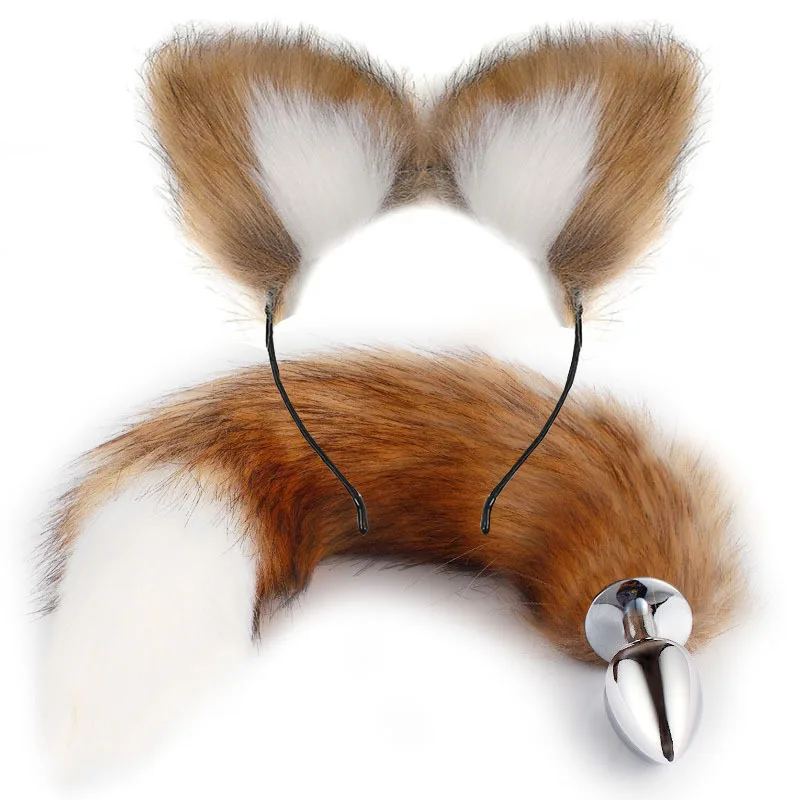 Zdjęcie produktu z kategorii korków analnych - Anal Plug Fox Tail with