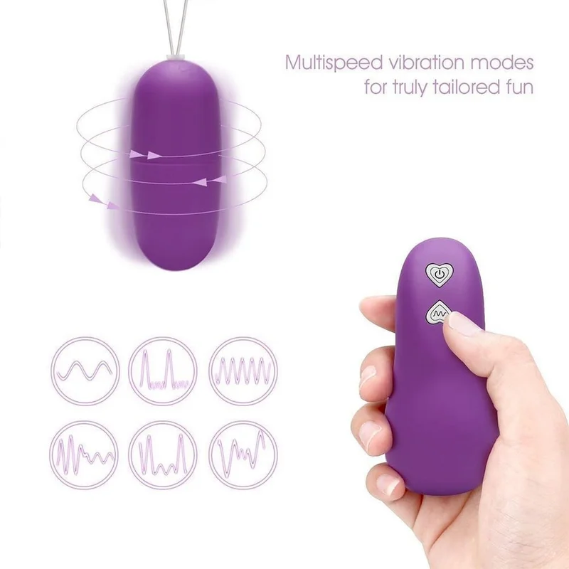 Zdjęcie produktu z kategorii wibrujących jajeczek - Wireless Remote Control Vibrator Jumping