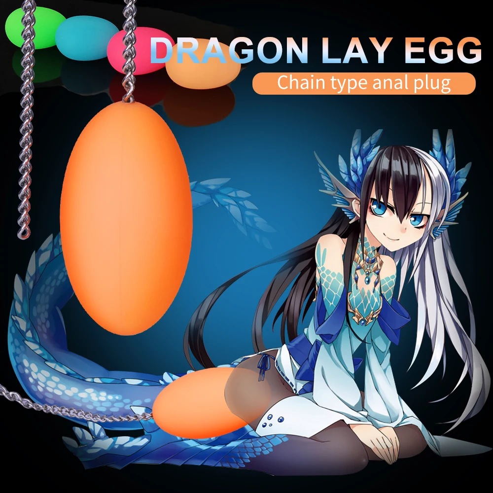 Zdjęcie produktu z kategorii korków analnych - Huge Dragon Eggs Butt Plug